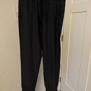 ZYIA Black Drawstring Track Joggers